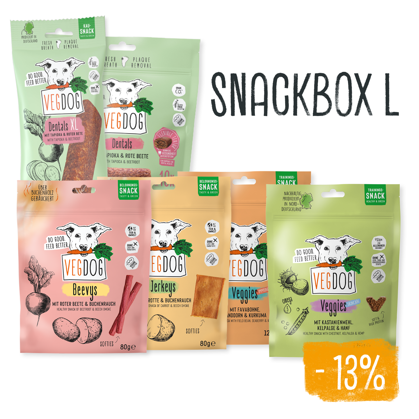 Snackboxen S - XL